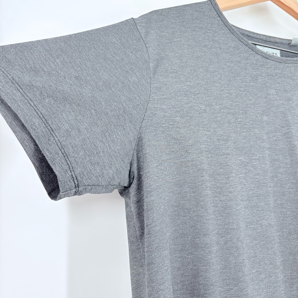 Cuts Clothing Mens Gray Short Sleeve T-Shirt - Picture 3 of 7